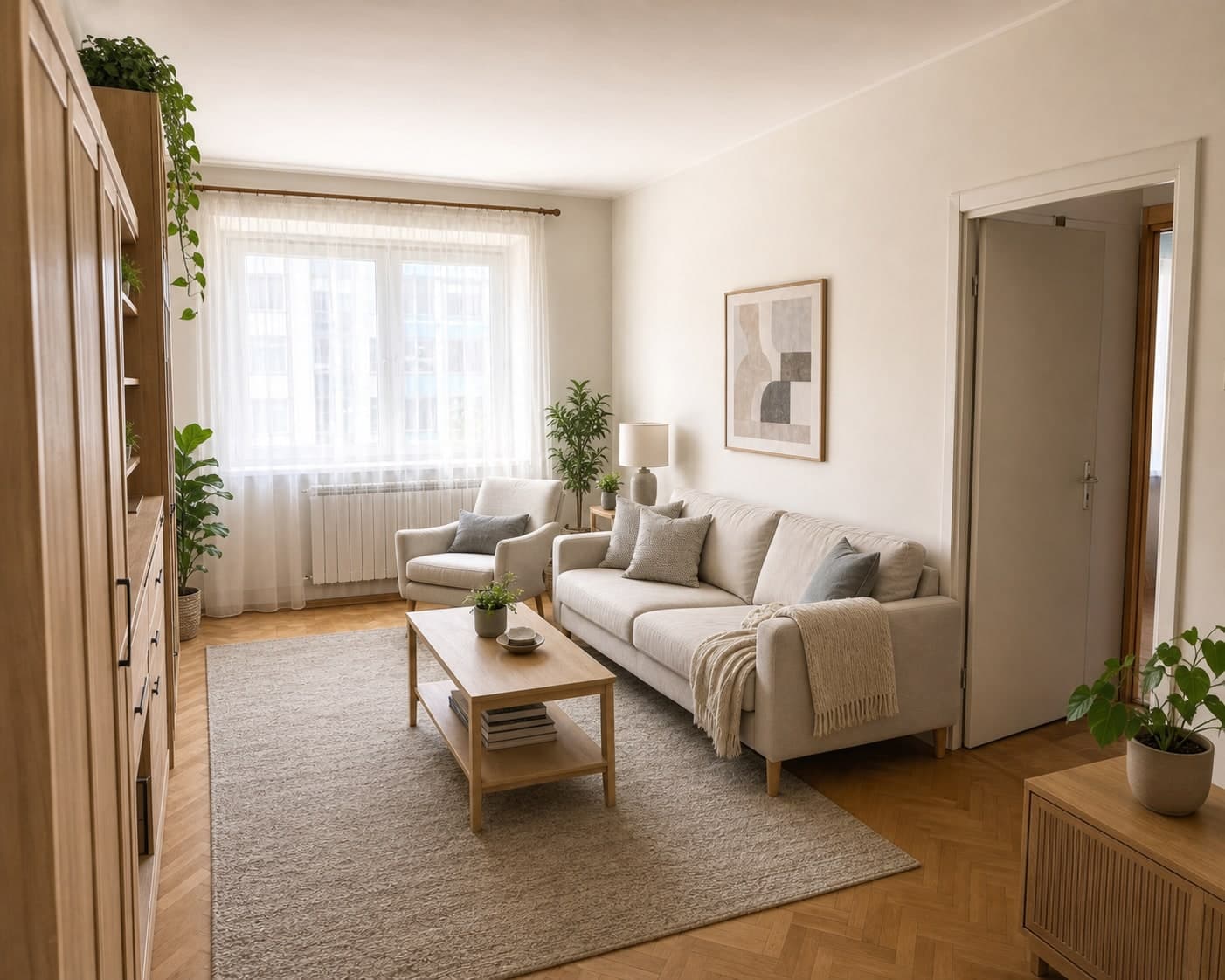 Kompleksowa metamorfoza salonu po zmianie